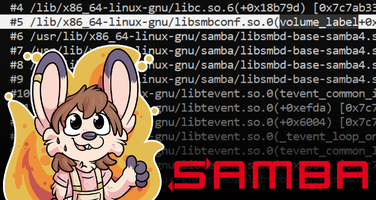 Cover Image Samba: volume_label segfault with bad usershare permissions