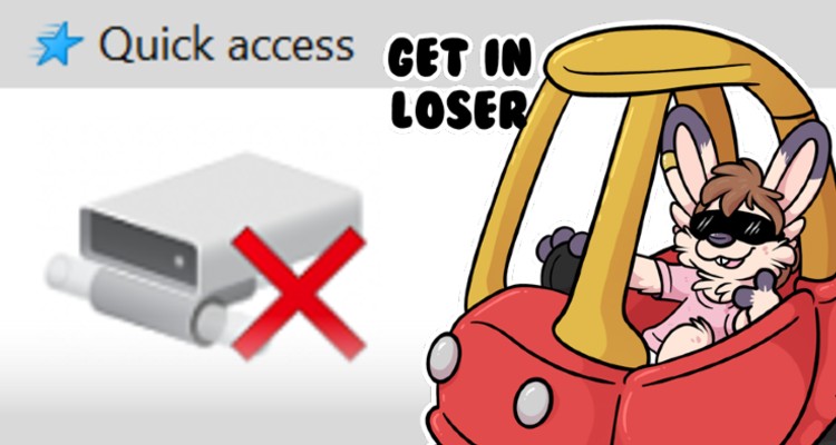 Cover Image TYSK: Going nowhere fast with 'Quick access' pins on Windows
